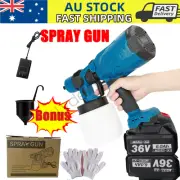 4500W High Pressure Cordless Paint Sprayer Electric Airless HVLP Spray Gun