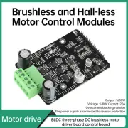 3-Phase BLDC DC Brushless Motor Controller 1600W 50A PWM Motor Driver DC6V-80V