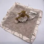 Cloud Island Infant Baby Lovey Security Blanket Lion Head Plush Satin Trim T26