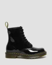 Dr Martens Women's 1460 Black Leather Patent Lamper Boots New in Box