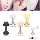 Lip Body Piercing Jewelry Tragus Earrings Ear Studs Star Shape Cartilage Helix