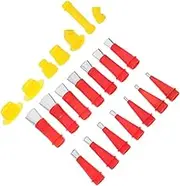 Gadpiparty 1 Set Glue Nozzle Caulking Tool Grout Tool Caulk Kit Caulk Tools Caulk Removing Tool Caulking Sealing Nozzles Kit Reusable Sealing Nozzle Finishing Tool Caulk Nozzle Tip Rubber