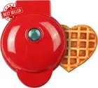Heart Mini Waffle Maker, Electric Pancake & Sandwich Grill, for Snacks