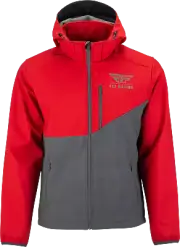 Fly Racing Checkpoint Jacket (2024) 2XL Grey/Red 354-63842X