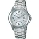 【CASIO】時尚新風格都會指針腕錶-銀面(MTP-1215A-7A)正版宏崑公司貨