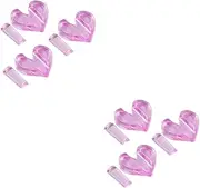 Healvian Sets Nail Art Embossing Mould Heart Shape Metal Slice Molding Tool Long-Lasting Nail Mould for Home Professional Use