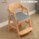 免運兒童學習椅可升降櫸木寫字椅小學生實木座椅子腳踏板家用寶寶餐椅Y6
