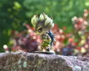 Overwatch Junkrat Chibi Figure - Tiny Limited Sculpture Collectible Small Batch