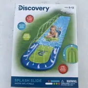 Water Slide Slip Slide Discovery Splash Slide 15ft Long Boogie Board Included