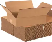 Shipping Boxes 25 12X9X3 Corrugated Boxes Shipping Packing Moving Cardboard Cart