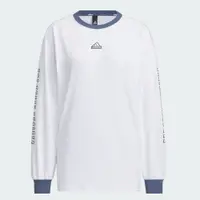 在飛比找蝦皮商城優惠-ADIDAS WORD LS TEE 女款 白 長袖上衣 長