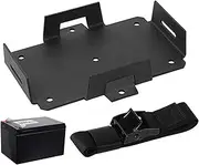 Voltage Small Battery Tray - Adjustable Small Battery Storage Holder,Compact Automotive Replacement Voltage Tray for 12V-6V / 6AH 7AH 8AH 9AH 12AH 15AH Models