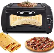 Electric Pizza Oven Indoor – 15L Countertop Tandoor Oven with Adjustable Temperature Control, 1500W Mini Pizza Maker for Chapati, Roti, Lahmacun, Manakish, and Naan Bread