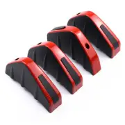 4pcs Car Rear Bumper Diffuser Spoiler Lip Wing Splitter Anti Collision Accessory (for: Honda Civic)