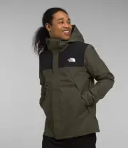 NEW The North Face Antora Tri-Climate Hooded Waterproof Jacket RED Black SIZE L