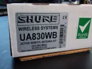 Shure UA830WB Active Remote Antenna Amplifier 470-900 MHz - NEW