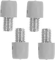 Zerodeko 4pcs Brush Handle Screw Connector for Toilet Scrub Brush Replacement and Parts for Easy Maintenance and Enhanced Longevity