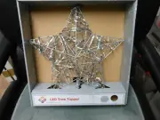 Starlite "LED Christmas Star Color Tree Topper" Metal & Plastic, 18 Lights