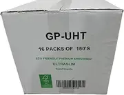 Gusspak Ultra Slim Hand Towels, Folded Paper Towels, 16 Packs/Case, 150 Hand Towels/Pack (2,400 Towels)