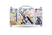 MasterSpec 100PCs Household Tool Kit Toolbox Set