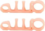 2x Bunion Corrector Toe Straightener Separators Silicone Gel Elastic Spacers New AU