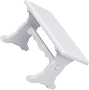 Totority Mini Study Table White Small Computer Desk Decorative for Photography Props
