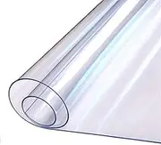 GHFGHVBN Carpet Vinyl - Clear, Clear Plastic Floor mats, Clear Floor Protectors for Hardwood Floors, Living Room Carpet Floor mats (Color : Transparent 1.5, Size : 120 * 120cm)