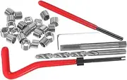 CLISPEED 1 Set Metric Thread Repair Tools Set Durable High Speed Steel Rethreading Kits for Automotive Industrial Applications Easy Operation for Reliable Thread Restoration