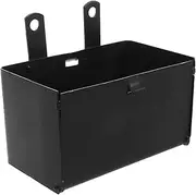 Motorcycle Battery Carrier Case Portable Metal Storage Box for Off Road Bikes Atvs and Dirt Bikes Easy Installation Durable Design for Reliable Performance