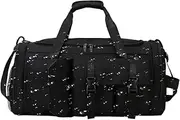 Huayeex Duffle Bag Women | Waterproof Large Gym Tote - Outdoor Storage Organizer for Clothes Sneakers Towels Gloves Jump Ropes Bands Indoor Travel