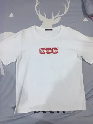 二手 Supreme x LV tee