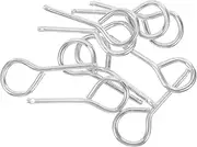 [SHINEOFI] 10Pcs Fire Extinguisher Pull Pins Replacement Lock Pins for Safety Fire Extinguishers Durable Iron Safety Pins for Home Office and Vehicle Fire Protection