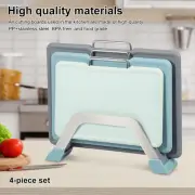 Cutting Board Set with Stand Multifunctional Kitchen Cutting Board Set GoNfa