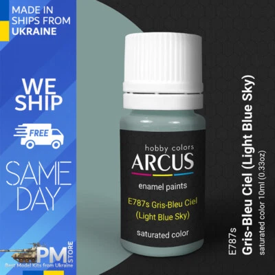 Arcus 787 Enamel paint French aviation WW2 Gris-Bleu Ciel saturated color