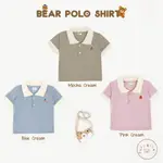 TWIN TIGER POLO BEAR 襯衫 I 上衣男孩女孩 1-5 歲 I 中性童裝 I POLO 衫兒童