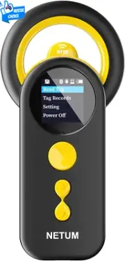 Bluetooth Pet Microchip Reader 3-in-1 Universal Scanner 3.7" TFT Screen DJ-130