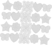 VILLFUL Decorative Plastic Canvas Sheets Pcs Embroidery Grid Cross Stitch Plastic Canvas DIY Stitching Kit