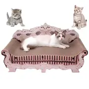 Cute Cat Kitten Claw Scratching Board Scratcher Corrugated Cardboard Toy