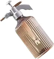 BEBEMOKO 1Pc Manual Plastic Spray Bottle Air Pressure Sprinkling Can for Home Gardening Office Salon More Multi Purpose Watering Pot for Indoor and Outdoor Use Dark Brown