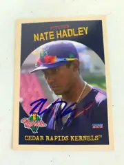 Nate Hadley 2019 Signed Cedar Rapids Kernels Team Card