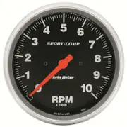 Auto Meter Sport-Comp Series Tachometer 5" In-Dash 0-10,000 rpm AU3990