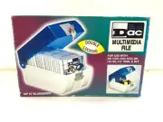 STORAGE CABINET BOX MEDIA 3.5" FLOPPY DISK LT CD DVD CDR VCD ZIP LS120 FILE