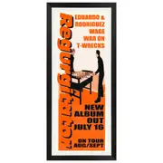 Regurgitator - Eduardo & Rodriguez Wage War On T-Wrecks Promotional Vintage Daybill Poster Framed