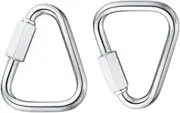Delta Quick Link Triangle Locking Carabiner 3/8" M10 10MM 2pcs