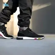 Adidas NMD Racer PK Primeknit Core Black White Pink Boost CQ2441