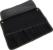 MOLUCKFU Roll Motorcycle Tool Roll Bag Portable Multi Pocket Organizer for Easy Carrying Durable Design for Maintenance Compatible with Various Motorcycle Models for Convenient Storage and