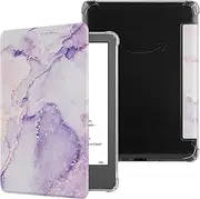 [Artyond] Case for 7" Kindle Paperwhite 2024, PU Leather Slim Lightweight with Auto Sleep/Wake Case for Amazon Kindle Paperwhite 12th Generation 2024 and Kindle Colorsoft Signature Edition, Purple