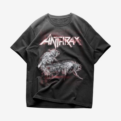 Vintage Anthrax T-shirt, Band Tee Gift for Woman and Man Oversized Tee