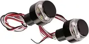 Eigell Side Lights Handlebar Bar End Lights Handlebar Grip DIY Kit Flashing