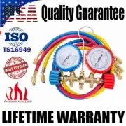 Manifold Gauge Set AC A/C Charging Hose Air Conditioner HVAC US CarBole
